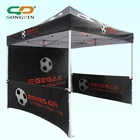 Gazebo Party Canopy 10x10 Ft Pop Up Trade Show Advertising Customize Outdoor Folding Tent