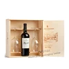 Cheap Custom Wine Wood Gift Set Box for Wine and Wine Glass