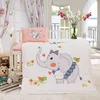 Bed Sheet Hotel Home Choice Wholesale Cartoon 100% Cotton Printed Kids Baby Linen Crib Duvet Cover Set