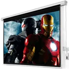 Home Theatre Projection Screen 72 Inch 4:3 Electric Projection Screen Fabric Metal