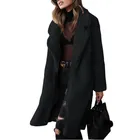 2019 fashion Faux Fur Coat Slim Ladies Coats turn-down collar coats Long Sleeve Warm Tops