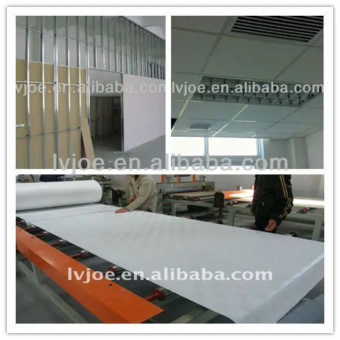 Adopted the carbon steel and low alloy steel plates paper faced gypsum board prodution line with Germany technology