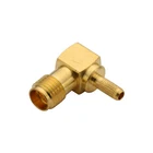 Right Angle Jack Receptacle Crimp Type SMA Connector RG 58