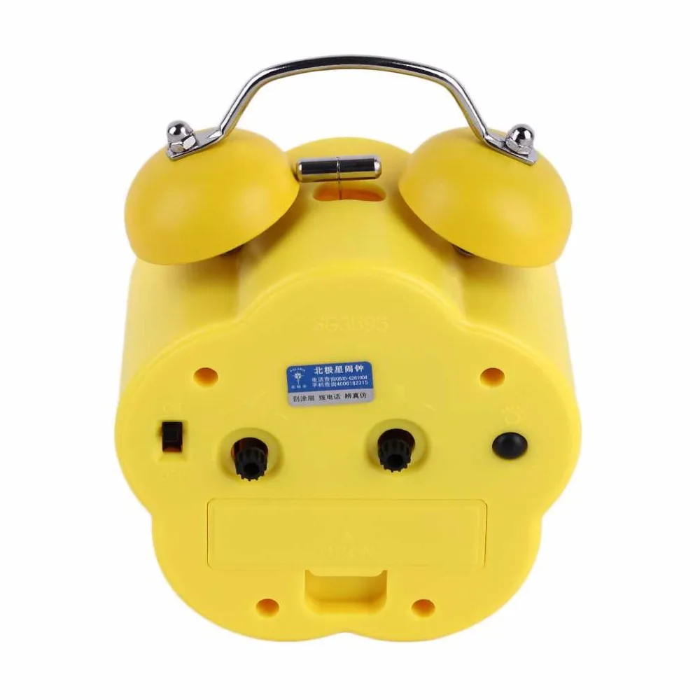 2016 Pentagram/Round Shape Student Children Bedside Bed Mute Table Cute Alarm Clock Essential Home Clock Small Size two Color