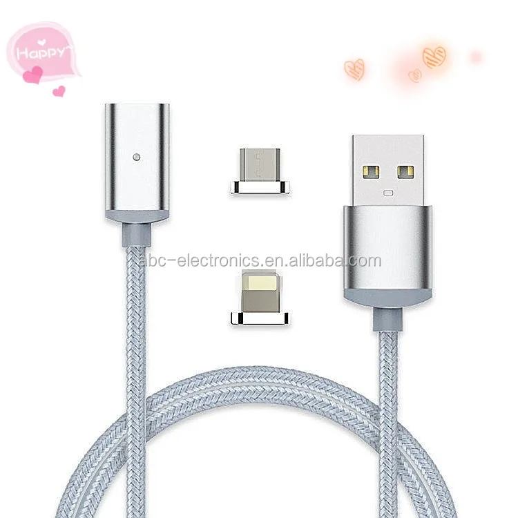 Ultra strong magnetic usb cable braided charger cord with high-end gift package oem - ANKUX.COM