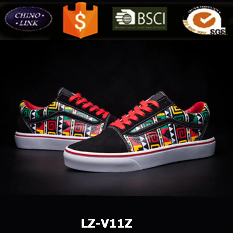 printed canvas shoes for men