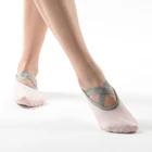 MEIKAN Wholesale Colorful Grip Dance Sox Non Slip Cotton Nylon Yoga Socks Women with Grip