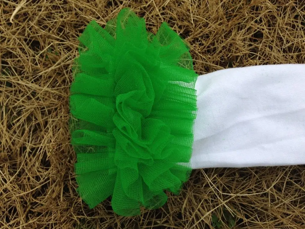 2015 St Patrick shamrock baby romper dresses cottom romper with matching necklace and bow set