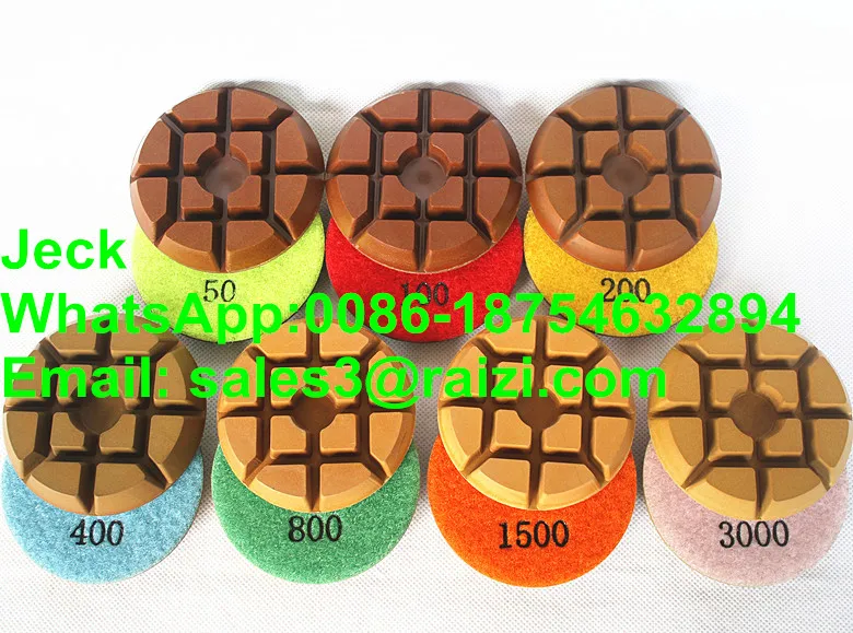 High Gloss Resin Diamond Polishing Pads for Concrete2