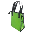 Wholesale custom green colors non-woven fabric bag tnt material for shopping and promotion