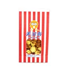 Customized print factory price waterproof greaseproof kraft paper bag for microwave popcorn