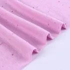 2019 Esse hot sale 100% cotton woven no spandex knitting single jersey slub fabric for women's Wear