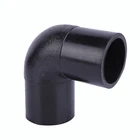 HDPE 100 HDPE Pipe Fitting PE Socket Fusion 45 Degree Elbow 22.5 Degree Elbow