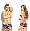 Couple Underwears Cartoon Printing Ladies Sexy Knickers Women Shorts Underwear Panties men boxers lovers panties