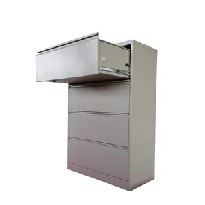 metal filing cabinet with 4 drawers