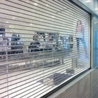 24 Hours Display Electric Polycarbonate Rolling Shutter Door Crystal Shutter Door