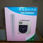 Electronic Punch Card Time Recorder LCD Time Clock Machine