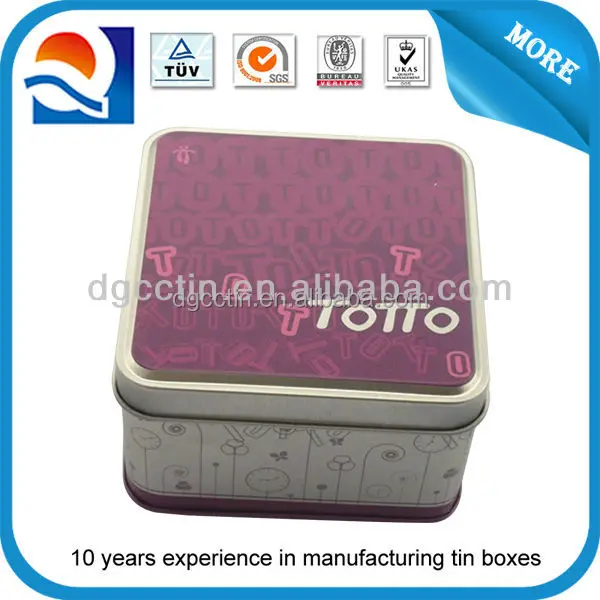 jewelry packaging box/wholesale metal tin wedding gift box