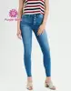 Factory wholesale clothes woman winter bootcut skinny fit jeans for woman