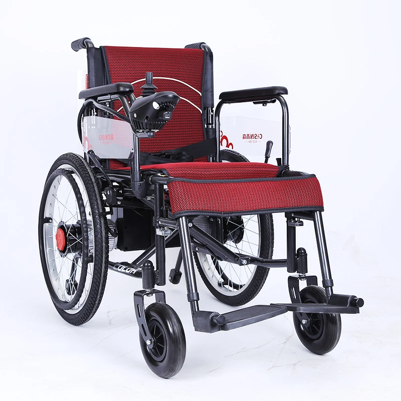 4 Wheels Drive Power Handicapped Electric Wheelchair Used On Beach