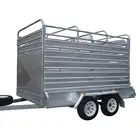 Tool boxes stake full trailer for animal transport for unit trailers