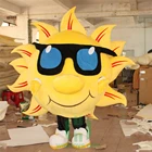 HI custom adult sun costumes sun mascot costume for adults