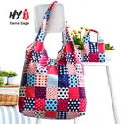 Portable waterproof folding shopping bag