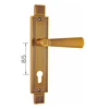Furniture Classic Salt Spray Test Zinc Panel Brass European Luxury Style Door Handle Lock