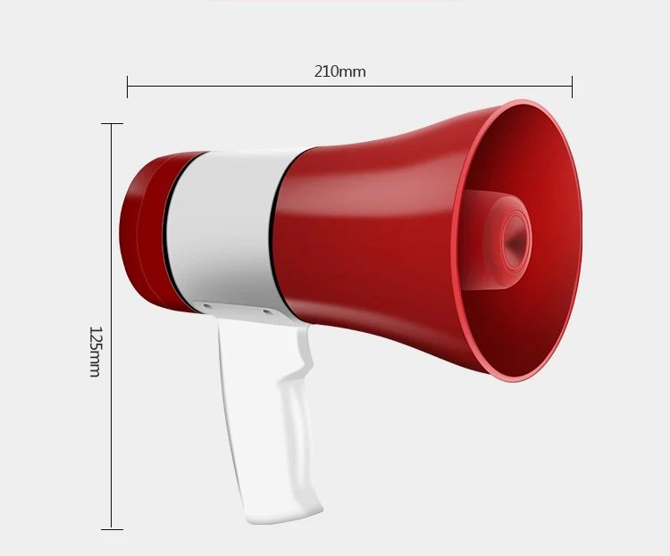 Megaphone with siren - ANKUX.COM