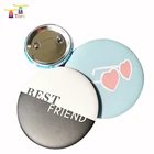 Launching New Trend Product China Suppliers Wedding Decoration Gifts Crafts Customized Tin Electronic Name Badges Epoxy Pin