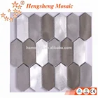 Hexagon Top Pure Kitchen/living Room Mosaic Tile Aluminium