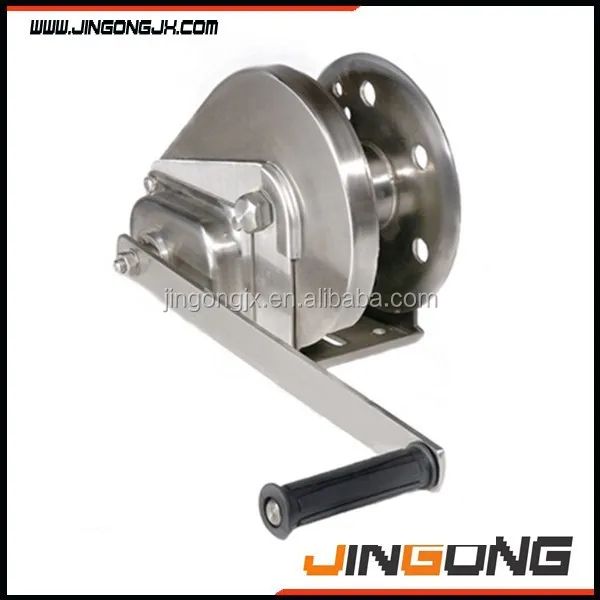 Stainless Steel Hand Crank Winch Manual Small Hand Winch With Auto