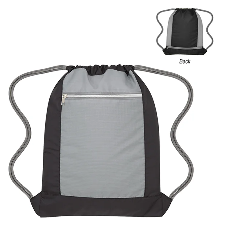 flip side sports drawstring backpack gym bag with custom logo
