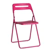 outdoor garden white plastic folding camping chair beach chair folding