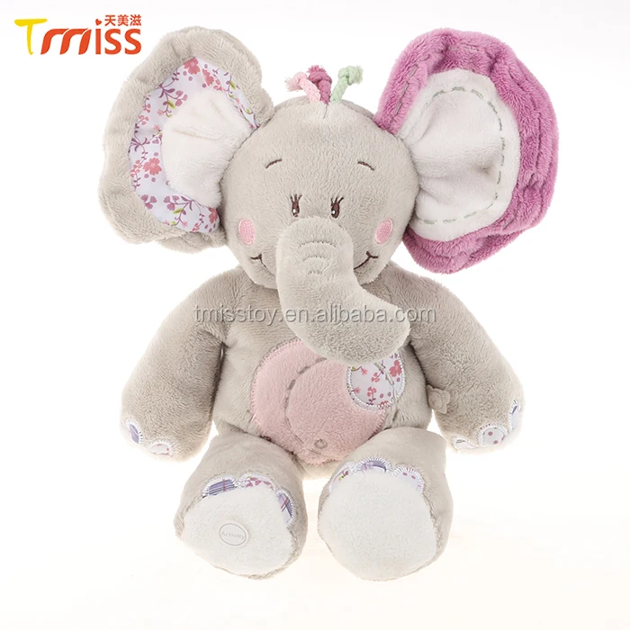 gray elephant plush toy, plush stuffed soft toy elephant gifts