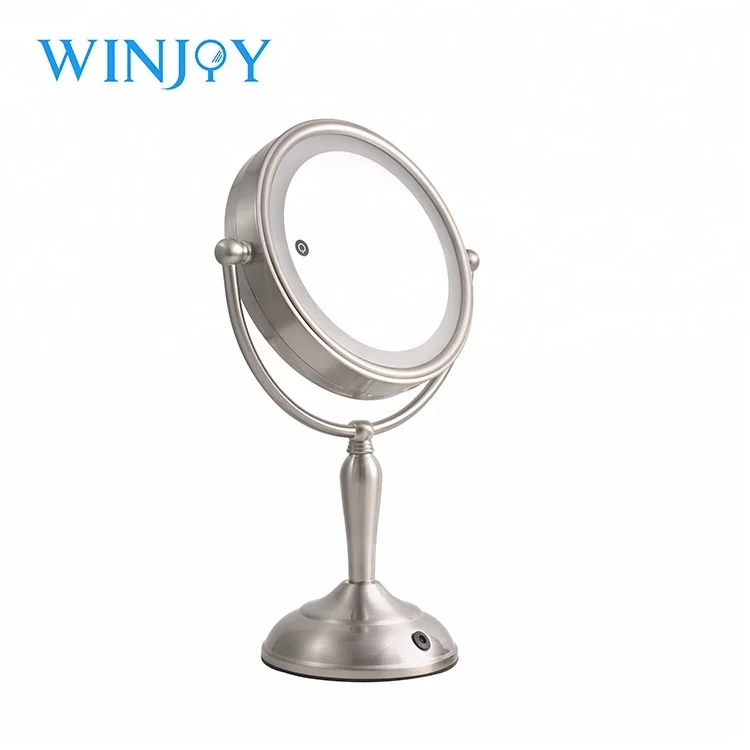 cordless lighted makeup mirror