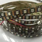 Rgb Led Strip Ledrgb 5V 60LED/M Programmable WS2813 RGB LED Strip 10mm White/Black PCB