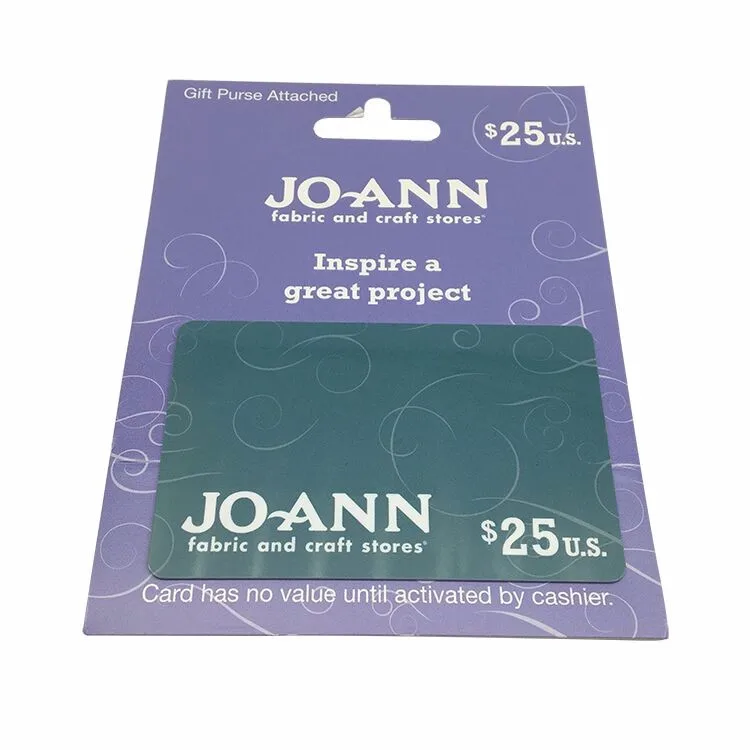 factory pvc custom preprinted gift card with backer