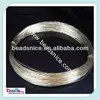 Beadsnice ID 3938 925 Sterling Silver Beading Wire with 14Kt gold plated jewelry accessories wholesale