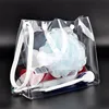 High Quality customized transparent EVA PVC plastic zipper bag
