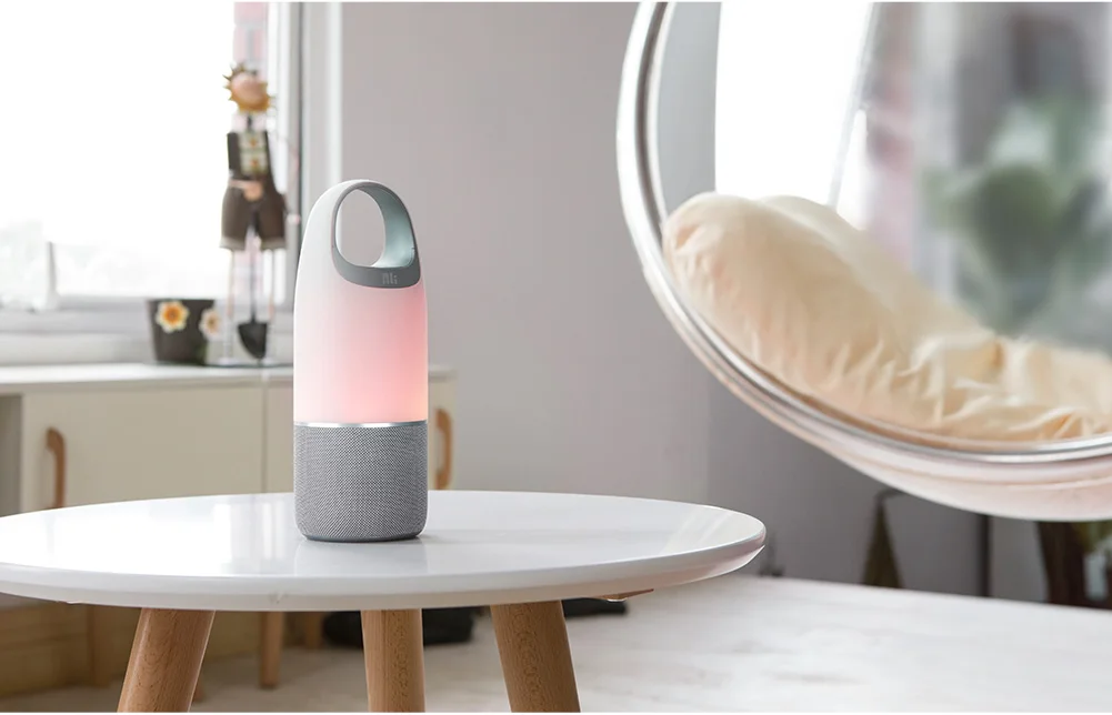 Nillkin MC3 led wireless bluetooth speaker with power bank and TF Card colorful music light 4.2 Bluetooth - ANKUX.COM
