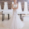2019 Fashion Sexy Ladies Gown Sweet Lace Elegant Mermaid Wedding Dress Bridal Gown