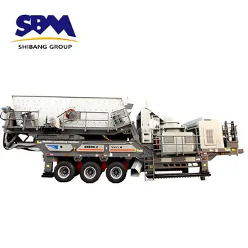 mobile reversible impact hammer stone crusher