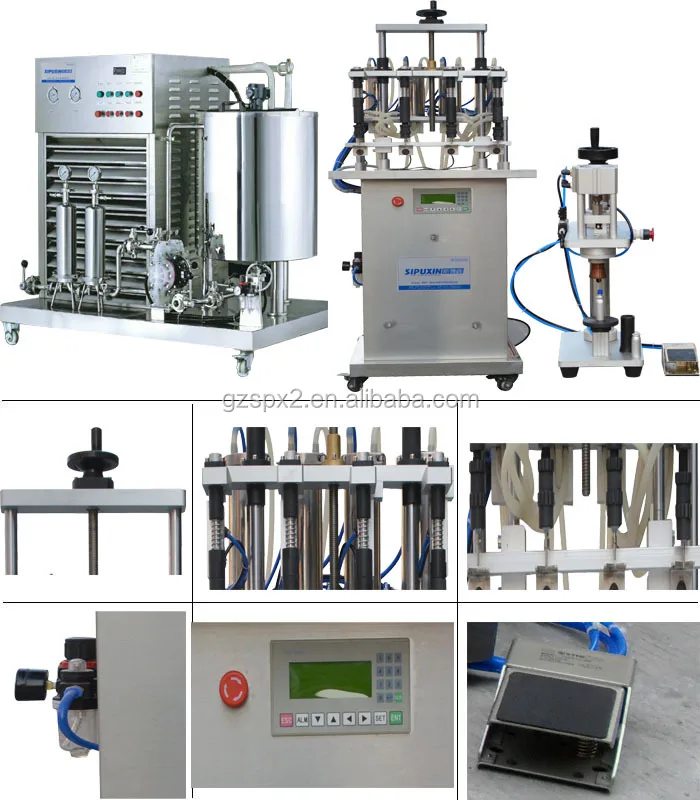 Perfume filling machine details
