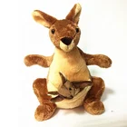 Australia Soft Stuffed Mom Kangaroo Toy Animals baby kangaroo plush toys