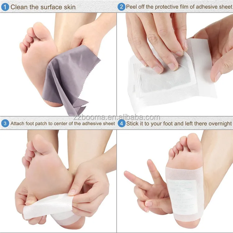 Cleanse & Energize Your Body Detox Foot Patch Kinoki Cleansing Detox Foot Pads