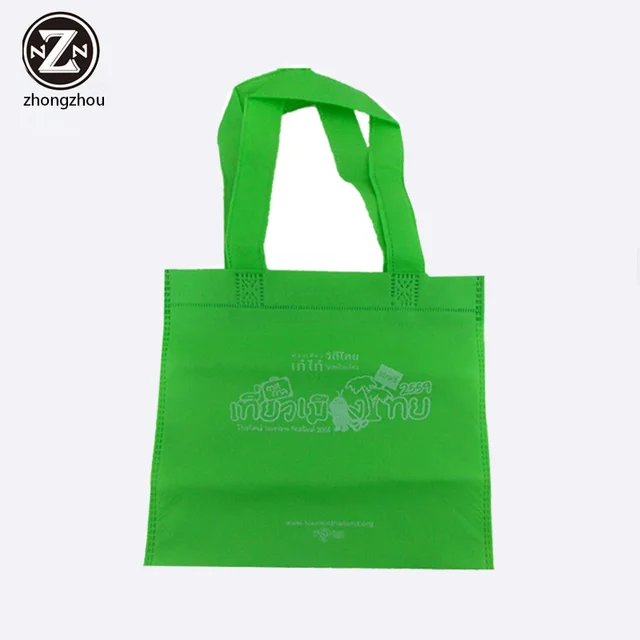 custom logo non woven bag with handle printed color shopping