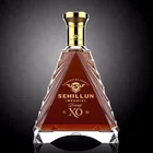 wholesale empty crystal liquor glass bottles for whisky, brandy, vodka, tequila, rum