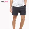 Guangzhou factory high quality cotton/polyester OEM styles breathable dry fit black plain men running shorts
