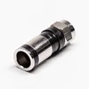 RF Straight Compression Type TV F Connector Male for RG58 RG59 Cable